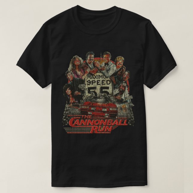 Camiseta La carrera de Cannonball 1981 (Diseño del anverso)