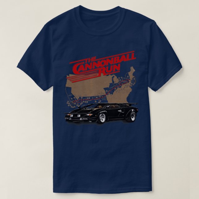 Camiseta La carrera de Cannonball 2 (Diseño del anverso)