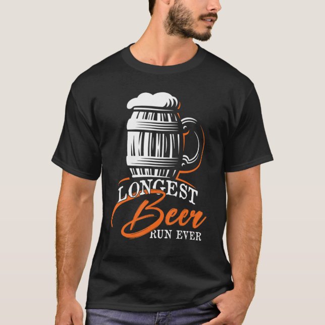 Camiseta La carrera de cerveza más larga de todos los tiemp (Anverso)
