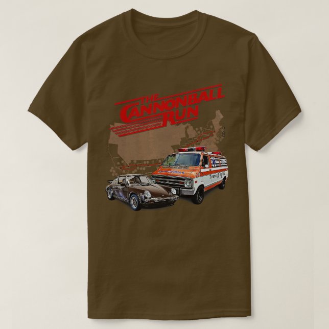 Camiseta La carrera del Cannonball (Diseño del anverso)