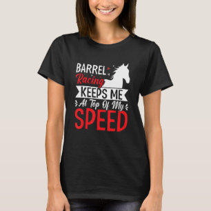 Camiseta La Carreras del barril me mantiene en la carrera d