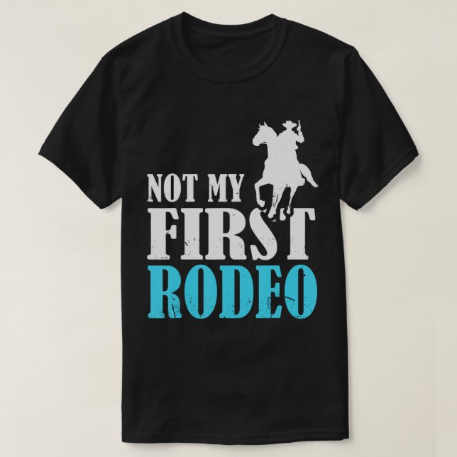 Camiseta La Carreras del Rodeo-Barrel no es mi primera cami (Diseño del anverso)