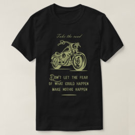 Camiseta La carretera, un diseño de moto.