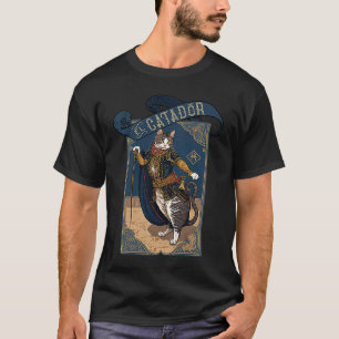 Camiseta La Carta de Tarot de Catador Gato Español Matador