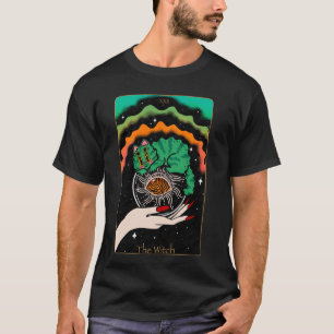 Camiseta La Carta de Tarot de Gato Bruja Ojo Malo Amantes d