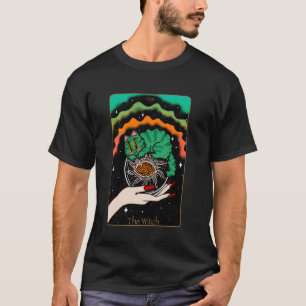 Camiseta La Carta de Tarot de Gato Bruja Ojo Malo Amantes d