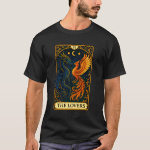 Camiseta La carta de tarot de la llama gemela de los enamor