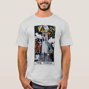 Camiseta La carta de tarot de la torre