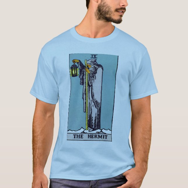 Camiseta La carta de tarot del ermitaño (Anverso)