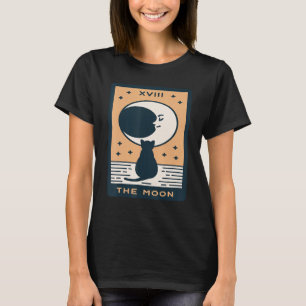 Camiseta La Carta de Tarot del Gato de la Luna Cartas Místi