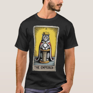 Camiseta La carta de tarot del gato emperador poste para ra