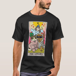 Camiseta La carta de tarot del gato Tarot de gatos