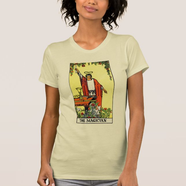 Camiseta La carta de tarot del mago (Anverso)