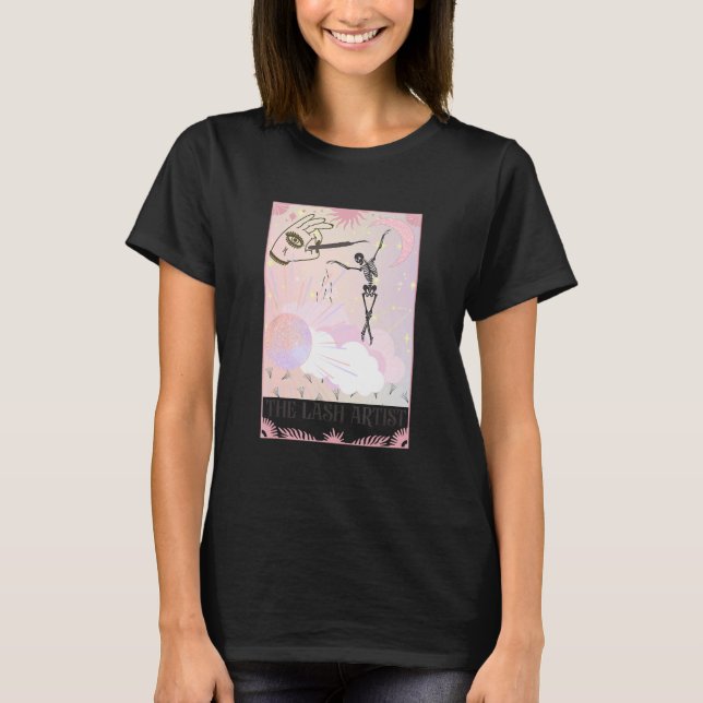 Camiseta La carta de Tarot Lash Babe Lash Tech Est (Anverso)