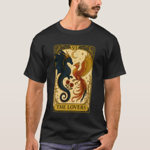 Camiseta La Carta de Tarot Vintage Los Amantes Fanta Dragón