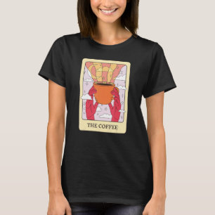 Camiseta La carta del café Foodie Tarot Coffee Fortune Tell