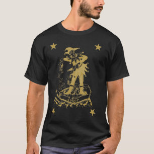 Camiseta La carta del jugador de vintage en oro