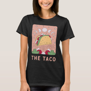 Camiseta La carta del taco tarot mística de la comida mexic