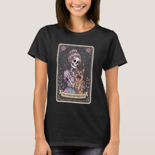 Camiseta La carta del tarot de la madre pastor alemán