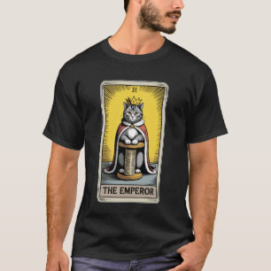 Camiseta La carta del tarot del gato emperador poste para r