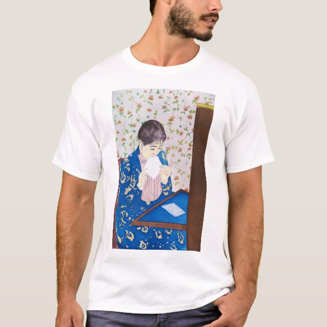 Camiseta La carta, Mary Cassatt (Anverso)