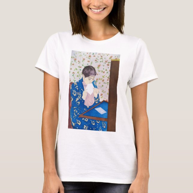 Camiseta La carta, Mary Cassatt (Anverso)