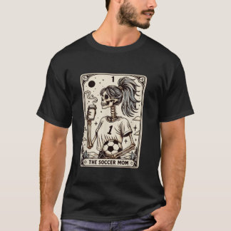Camiseta La carta Tarot de la mamá del fútbol