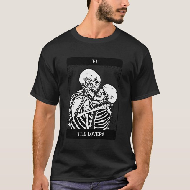 Camiseta La carta Tarot de los amantes (Anverso)