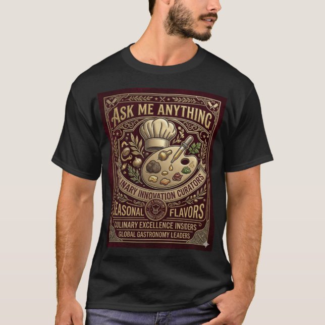 Camiseta La Cartera Andante | Consultor Culinario & Priv (Anverso)