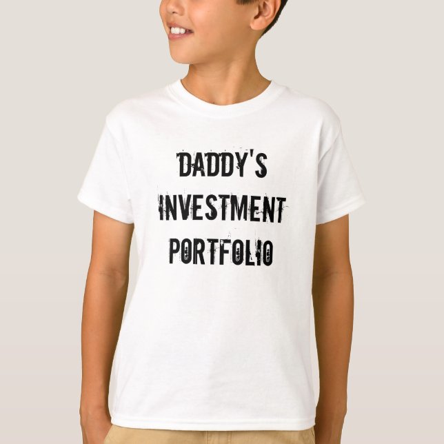 Camiseta La cartera de inversiones del papá (Anverso)