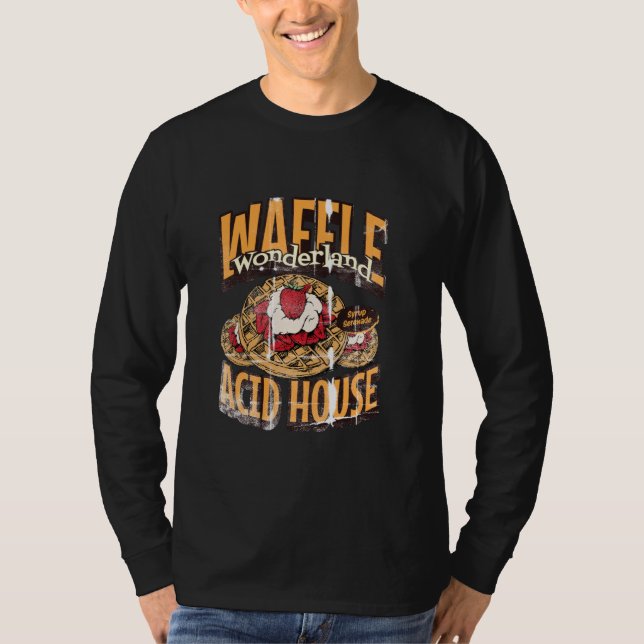Camiseta La Casa de Ácido de Waffle Retro (Anverso)