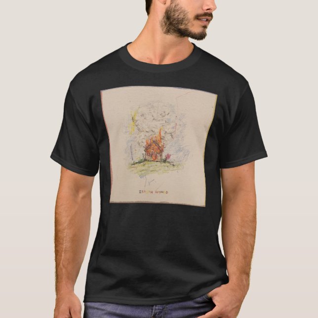 Camiseta la casa de isaiah rashad está quemando Poster (Anverso)