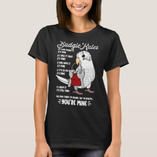 Camiseta La casa de loros gobierna el mío, el Budgie Budger