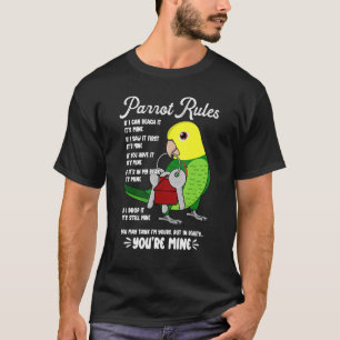 Camiseta La casa de loros gobierna mi doble cabeza amarilla