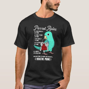 Camiseta La casa de loros gobierna mi perdigón turquesa