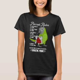 Camiseta La casa de los loros gobierna la mía, soy un imbéc