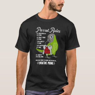 Camiseta La casa de los loros gobierna la mía, soy un imbéc