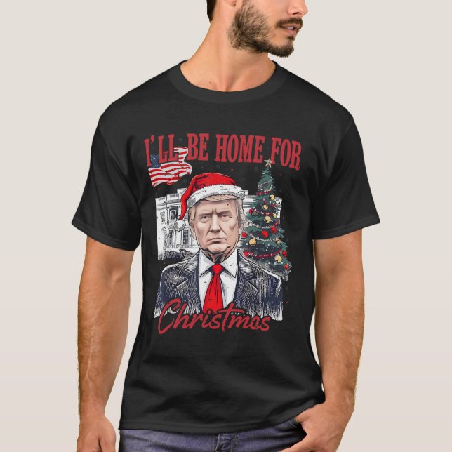 Camiseta La casa de papá será hogar para Navidades Funny Tr (Anverso)