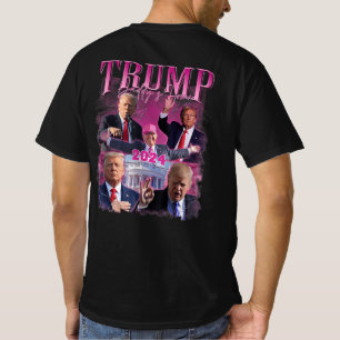 Camiseta La casa de papá, Trump, rosa 2024, vuelve a Estado