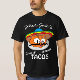 Camiseta La Casa de Tacos del Señor Gato Dibujos Animados M