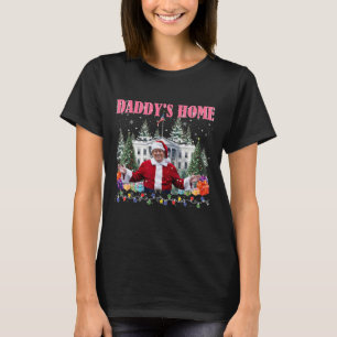Camiseta La casa de Trump, el rosa de Trump, casa de un pap
