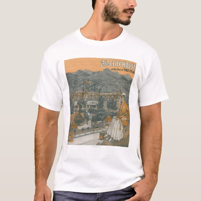 Camiseta La casa del acantilado y el pico de los lucios (Anverso)