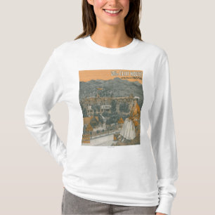 Camiseta La casa del acantilado y el pico de los lucios
