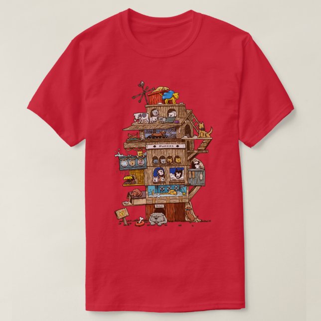 Camiseta La Casa del Perro (Diseño del anverso)