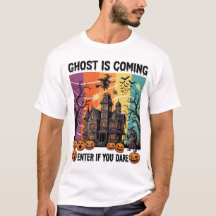 Camiseta La casa embrujada de Halloween de la bruja de la b