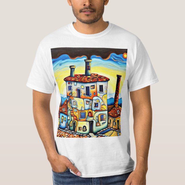 Camiseta La casa fumadora (Anverso)