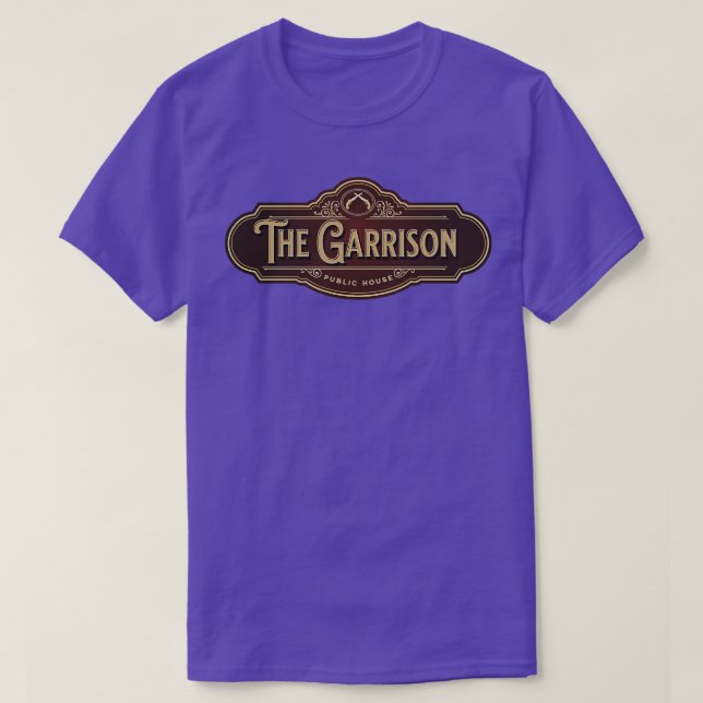 Camiseta La casa pública de Garrison Peaky ciega a TShirt (Diseño del anverso)