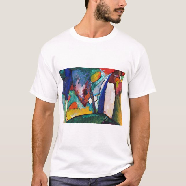 Camiseta La cascada, Wassily Kandinsky (Anverso)