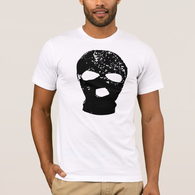 Camiseta La catástrofe de la máscara de esquí (Anverso)