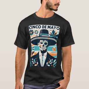 Camiseta La Catrina Cinco De Mayo Fiesta de Hombres 